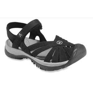 Keen sandals. EUC. Model Rose. Black and gray